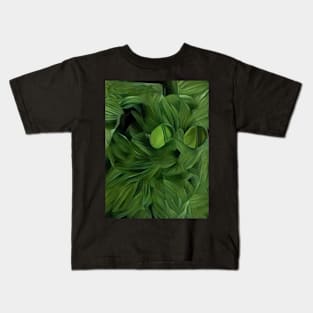 Leafy Cat Kids T-Shirt